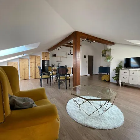 ホテル Yamaluxe - Luxurious Loft With Bathtub In The Bedroom クルージュ＝ナポカ